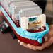 1516pcs Dual-Fuel Container Vessel Ship Building Blocks Model Home Decoration Freighter Puzzle Toy Gift_maomaolike.com