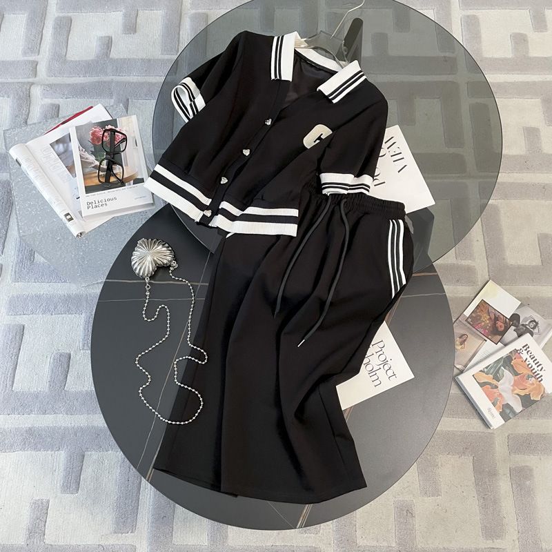Women's Clothing celebrity casual short sports suit for women summer new style high fashion short sleeved temperament skirt two piece suit_maomaolike.com