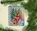 German Shepherd Christmas Porcelain Ornament Christmas Tree Hanging Decorations For Home Christmas Holiday, Rectangle, Gift, Multicolor_maomaolike.com