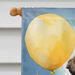 Leonberger Happy Birthday House Flag Large Porch Sleeve Pole Decorative Outside Yard Banner Artwork Wall Hanging, Polyester, House Size, Multicolor_maomaolike.com