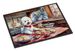 Bichon Frise Christmas Cookies Doormat Front Door Mat Indoor Outdoor Rugs For Entryway, Non Slip Washable Low Pile, 24H X 36W_maomaolike.com