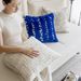 Plush Sofa Pillow Cover Light Luxury Chenille Jacquard Living Room Pillow Cover Bedside Cushion Bed Back Pillow_maomaolike.com