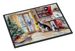 Norwegian Elkhound Christmas Cookies Doormat Front Door Mat Indoor Outdoor Rugs For Entryway, Non Slip Washable Low Pile, 24H X 36W_maomaolike.com