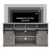 TV Stand Sliding Barn Door Modern&Farmhouse Wood Entertainment Center, Storage Cabinet Table Living Room With Adjustable Shelves For TVs Up To 65",Grey_maomaolike.com