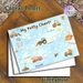 Construction Vehicle Potty Chart Painting Poster, Watercolor-style Cute Construction Vehicles Poster, Practical Reward Tracker To Support Potty_maomaolike.com