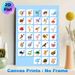 Persian Alphabet Learning Painting Poster, Vibrant Cartoon-style Illustrated Poster, Displays Alphabet Letters With Matching Objects & Animals, Ideal_maomaolike.com