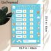Tooth Brushing Reward Chart Painting Poster, Soft Watercolor Cute Cartoon Graphic Poster, Tracks Daily Morning & Evening Tooth-Brushing Tasks, Ideal_maomaolike.com