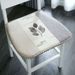 Nordic Dining Chair Chenille Japanese Style Thickened Home Use Horseshoe-Shaped Restaurant Stool Cushion Winter Non-Slip_maomaolike.com