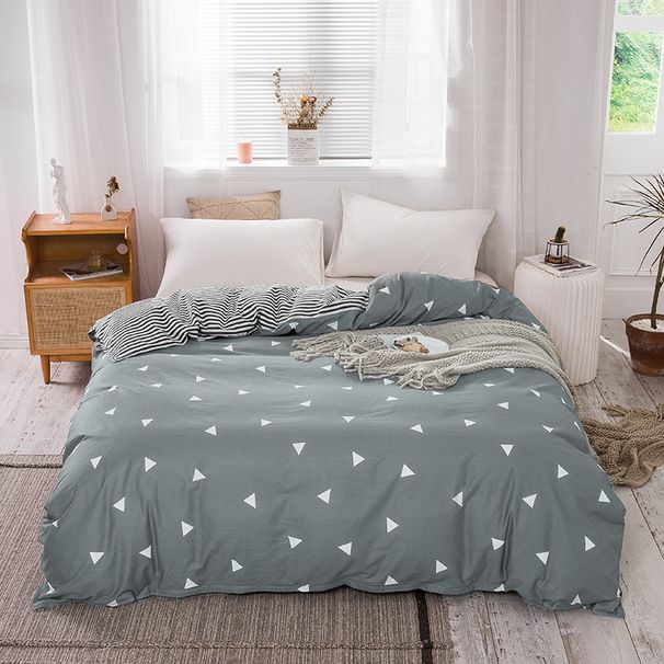 Piece Wholesale Pure Simple Fresh Style Double Twill Full Cotton Student Dormitory Single Duvet Cover_maomaolike.com