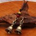 Brass Demon-Subduing Pestle Bell Copper Magical Tool Vintage Handmade Woven Rope Keychain Bag Pendant Street Stall Small Item_maomaolike.com