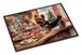 Yorkshire Terrier Yorkie Christmas Cookies Doormat Front Door Mat Indoor Outdoor Rugs For Entryway, Non Slip Washable Low Pile, 24H X 36W_maomaolike.com