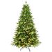 6FT PE/PVC Mixed Automatic Christmas Tree With Lights Xmas Decoration Light Up Holiday Season_maomaolike.com