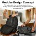 Vacuum Storages Travel, IP67 Waterproof Compression Packing Cubes 17L 34L Space Saver Suitcase Organizer For Clothes_maomaolike.com