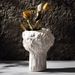Textured Organic Vase Modern Ceramic Decor · Unique & Elegant Design_maomaolike.com