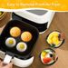 4pcs,Air Fryer Egg Moulds, Silicone Non-Stick Egg Tray Reusable Ramekins For Air Fryer Egg Poacher Egg Cooker Waffle Molds Air Fryer Accessories Black_maomaolike.com