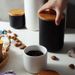Nordic Kitchen Ceramic Sealed For Coffee Beans Tea Five Grains Seasoning Storage Jar With Lid_maomaolike.com