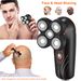 4D Electric Shavers Razor IPX7 Waterproof Wet & Dry 5 Floating Head Rotary Shavers Rechargeable Beard Trimmer Shaving Razor For Men_maomaolike.com
