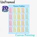Times Tables Painting Poster, Soft-hued Neatly Structured Multiplication Chart Poster, Practical Tool For Mastering Multiplication, Suitable For Study_maomaolike.com