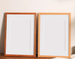 Solid Wood Photo Empty Wall Hanging 4K 8K Blank Picture Mounting A3 A4 Hard Pen Calligraphy Works With Cardboard Display_maomaolike.com