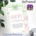 Silly Goose Adoption Painting Poster, Pastel-toned Whimsical Cartoon Poster, Warm Festive Message Ideal For Birthday Party Decor_maomaolike.com
