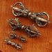 Brass Six-Word Mantra Vajra Large Small Collectible Plaything Ornament Tibetan Ritual Tool Copperware Wholesale_maomaolike.com