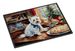 Westie Christmas Cookies Doormat Front Door Mat Indoor Outdoor Rugs For Entryway, Non Slip Washable Low Pile, 24H X 36W_maomaolike.com