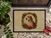 American Foxhound Christmas Flowers Doormat Front Door Mat Indoor Outdoor Rugs For Entryway, Non Slip Washable Low Pile, 24H X 36W_maomaolike.com