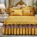 European Style Quilted Lace Skirt Single Piece Autumn Winter Thickened Warm Velvet Cover 1.8m Double Non-Slip Bed Set_maomaolike.com