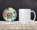 Beagle Luau Large Sandstone Coasters Pack Of 4 Absorbent Round Coasters Decor Gifts For Men Or Women, 4 In, Multicolor_maomaolike.com