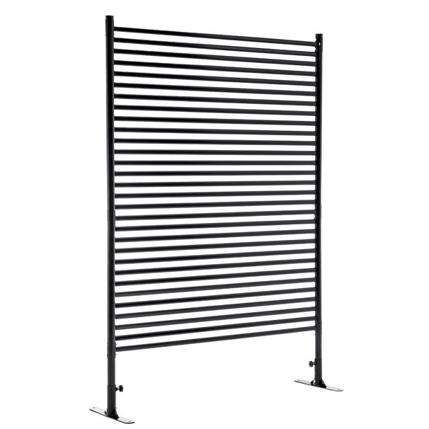 Metal Privacy Fence Panels For Outside, Slatted Privacy Screens With Stand_maomaolike.com