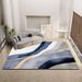 Living Room Rug Large Size Gorgeous Gold Frame Design Bedroom Rug Plush Thickened Machine Washable Thickened Underlay Interior Decorative Rug_maomaolike.com