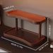 Bamboo Cup And Storage Rack - Easy To Assemble, Storage Shelf For Office Or Living Room - Space-Saving Organizer For Perfumes, Cosmetics, And Cups_maomaolike.com