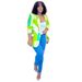 Women's Clothing Long-sleeved Printed Small Suit Small Jacket_maomaolike.com