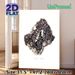 Mispickel Arsenopyrite Mineral Painting Poster, Vintage Detailed Metallic Crystal Cluster Poster, Informative Decorative Art For Home Study, Office_maomaolike.com