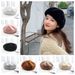 Hot Sale Solid Color Plush Octagonal Cap French High Quality Soft Wool Painter Hat All-match Puffy Beret Outdoor_maomaolike.com