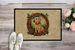 Labrador Retriever Christmas Flowers Doormat Front Door Mat Indoor Outdoor Rugs For Entryway, Non Slip Washable Low Pile, 24H X 36W_maomaolike.com