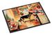 German Shepherd Christmas Cookies Doormat Front Door Mat Indoor Outdoor Rugs For Entryway, Non Slip Washable Low Pile, 24H X 36W_maomaolike.com