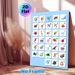 Persian Alphabet Learning Painting Poster, Vibrant Cartoon-style Illustrated Poster, Displays Alphabet Letters With Matching Objects & Animals, Ideal_maomaolike.com