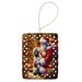 Havanese And Santa Claus Porcelain Ornament Christmas Tree Hanging Decorations For Home Christmas Holiday, Rectangle, Gift, Multicolor_maomaolike.com