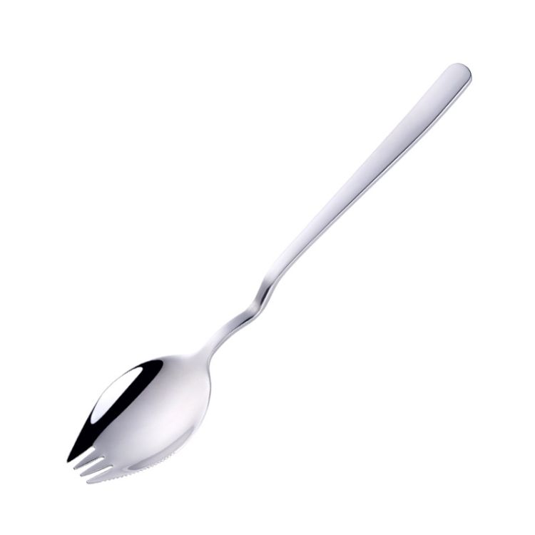 Instant Noodle Fork Multi-Purpose V-Shaped Knife Fork Spoon_maomaolike.com