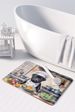 Pug The Chef Memory Foam Kitchen Mat Machine Washable Anti-Fatigue Mat Cushion Comfort Bath Mat Or Kitchen Rug_maomaolike.com