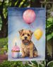 Norfolk Terrier Happy Birthday Garden Flag Mailbox Flag Decorative Yard Flag Banner Outside Patio Artwork Yard Flower Beds, Garden Size, Multicolor_maomaolike.com