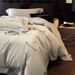 Light Luxury Thickened Tencel Cotton Brushed Four-Piece Set Autumn Winter Warm Skin-Friendly Soft High-End Home Textile Bed Sheet_maomaolike.com