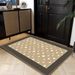 Living Room Rug,Large Rug,Oversized, Gold Leaves Design,Bedroom Rug,Soft And Thick, Machine Washable, Thickened Rug, Bedside Rug,Decorative Indoor Rug_maomaolike.com