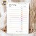 Earn Money Task Tracker Painting Poster, Pastel-colored Minimalist Checklist Style Poster, Helps Record Tasks And Track Earned Money, Ideal For Home_maomaolike.com