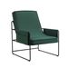 Sling Accent Chair, Comfy Chair With Removable Cushion, Vanity Chair, With Storage Bag For Living Room, Room Chair For Living Room, Bedroom, Office, Green_maomaolike.com