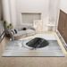 Living Room Rug Large Size Gorgeous Gold Frame Design Bedroom Rug Plush Thickened Machine Washable Thickened Underlay Interior Decorative Rug_maomaolike.com