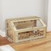 39 Inch Hamster Cage Habitat With Acrylic Window & Openable Top For Dwarf Hamster, Gerbil, Guinea Pig, Rat, Oak_maomaolike.com