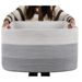 INS European Style Cotton Rope Large Household Laundry Basket Storage Bin For Bedroom Baby Toys And Miscellaneous Items_maomaolike.com