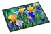 Tennessee Iris In Watercolor Doormat Front Door Mat Indoor Outdoor Rugs For Entryway, Non Slip Washable Low Pile, 24H X 36W_maomaolike.com